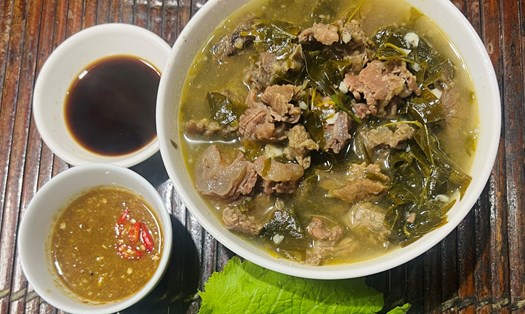 Thịt trâu lá lồm. Ảnh: Minh Nguyễn