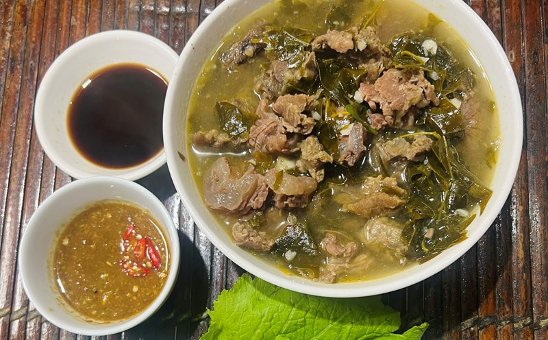 Thịt trâu lá lồm. Ảnh: Minh Nguyễn