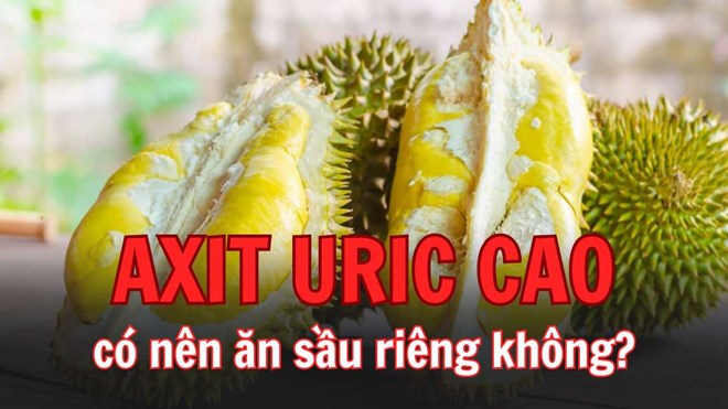 Axit uric cao có nên ăn bơ, xoài, đu đủ, sầu riêng không?