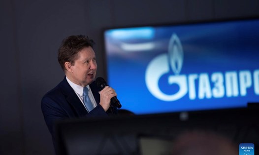 CEO Gazprom Alexei Miller. Ảnh: Xinhua