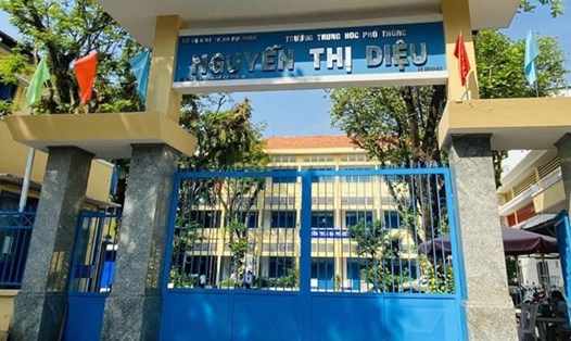 Trường THPT Nguyễn Thị Diệu (Quận 3, TPHCM). Ảnh: Nhà trường