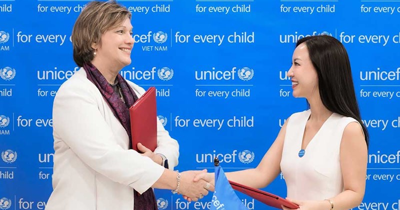 Hannah Nguyễn ủng hộ 10 tỉ đồng cho UNICEF Việt Nam