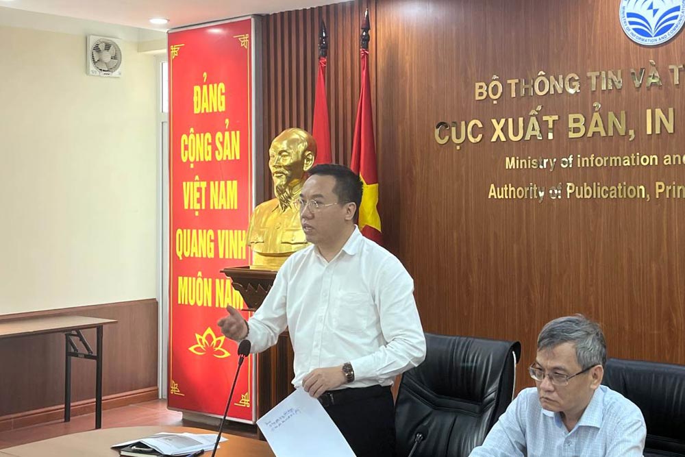 ục trưởng Cục Xuất bản, In và Phát hành Nguyễn Nguyên. Ảnh: Thùy Trang