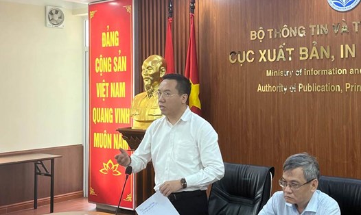 ục trưởng Cục Xuất bản, In và Phát hành Nguyễn Nguyên. Ảnh: Thùy Trang
