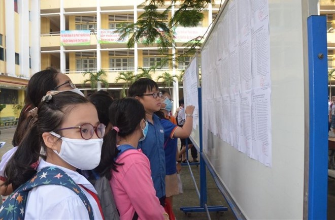 Học sinh dự thi khảo sát vào lớp 6 ở TPHCM các năm trước. Ảnh: Tuệ Nhi