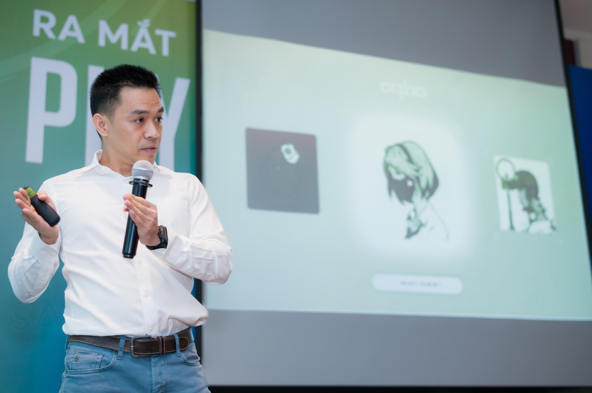 Ông Nam Đỗ, Giám đốc công nghệ của Phygital Labs nhấn mạnh thông qua việc hợp tác này sẽ lan tỏa những giá trị văn hóa của Việt Nam ra thế giới. Ảnh: Thu Vân