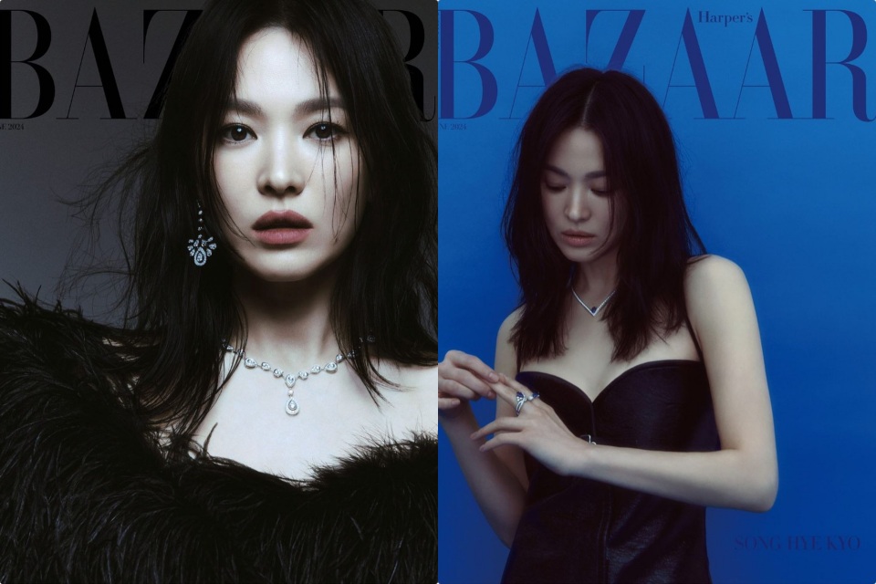 Hình ảnh mới của Song Hye Kyo. Ảnh: Harper's Bazaar 