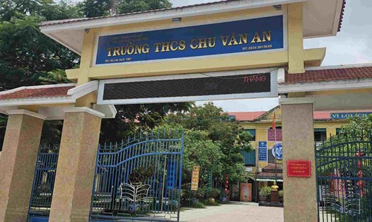 Trường THCS Chu Văn An (TP Huế). Ảnh: Phúc Đạt