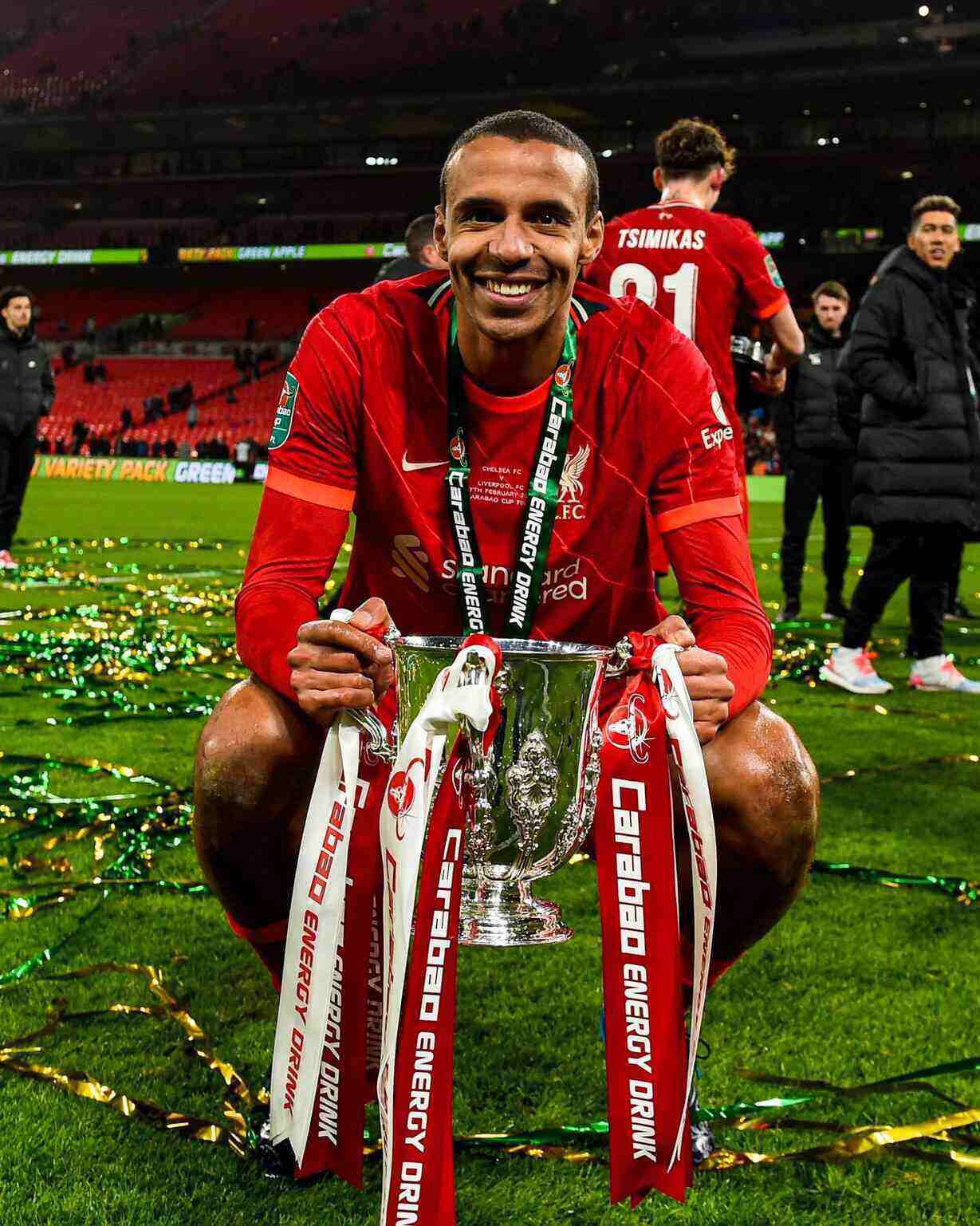 Joel Matip won the Carabao Cup with Liverpool this season. Photo: LFC