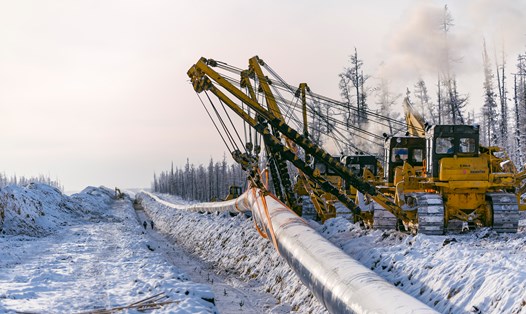 Nga - Trung Quốc đang xúc tiến dự án đường ống dẫn khí đốt Sức mạnh Siberia 2. Ảnh: Gazprom