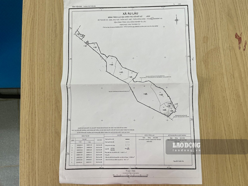Dải đất dự kiến sẽ được thu hồi để xây tái định cư dù trước đó đã bị hủy bỏ thu hồi với lý do mái taluy dốc, chiều sâu thửa đất ngắn. Ảnh: Đinh Đại