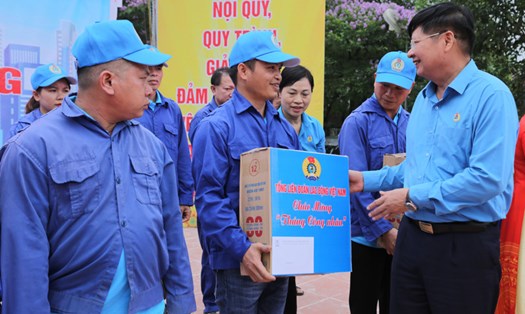 LĐLĐ tỉnh Cao Bằng vừa tổ chức ngày hội công nhân lao động với đa dạng các hoạt động. Ảnh: Tân Văn.