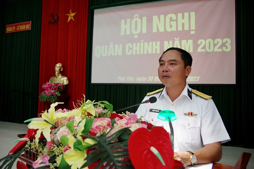 Đại tá Nguyễn Văn Bách - Tư lệnh Vùng 4 Hải quân. Ảnh: Thanh Sơn