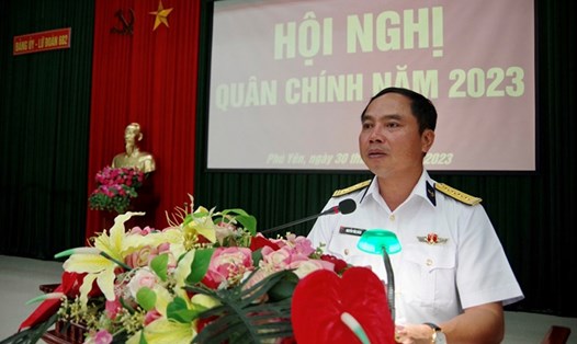 Đại tá Nguyễn Văn Bách - Tư lệnh Vùng 4 Hải quân. Ảnh: Thanh Sơn