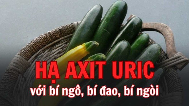 Axit uric cao có nên ăn bầu, bí ngô, bí đao không?