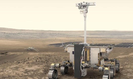 Mô phỏng tàu thám hiểm sao Hỏa ExoMars Rosalind Franklin. Ảnh: ESA