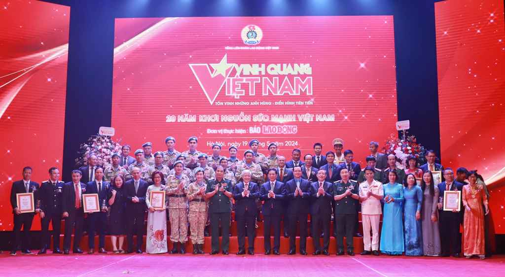Chương trình Vinh quang Việt Nam năm 2024 kết thúc tốt đẹp