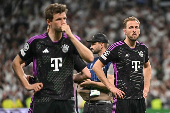 Bayern ngậm ngùi để thua trước Real Madrid ở bán kết Champions League.  Ảnh: AFP