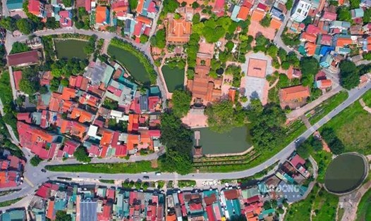 Nhiều huyện vùng ven Hà Nội đấu giá đất thành công trong tháng 5.2024. Ảnh: Tùng Giang