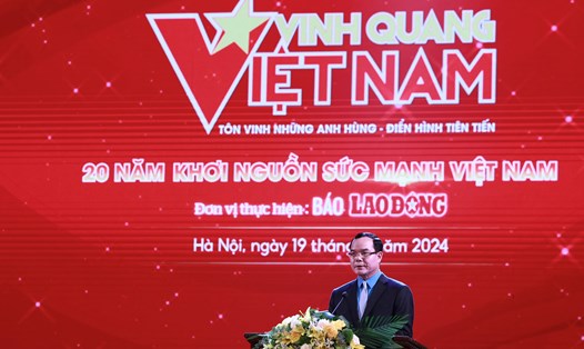Chủ tịch Tổng Liên đoàn Lao động Việt Nam Nguyễn Đình Khang. Ảnh: Hải Nguyễn