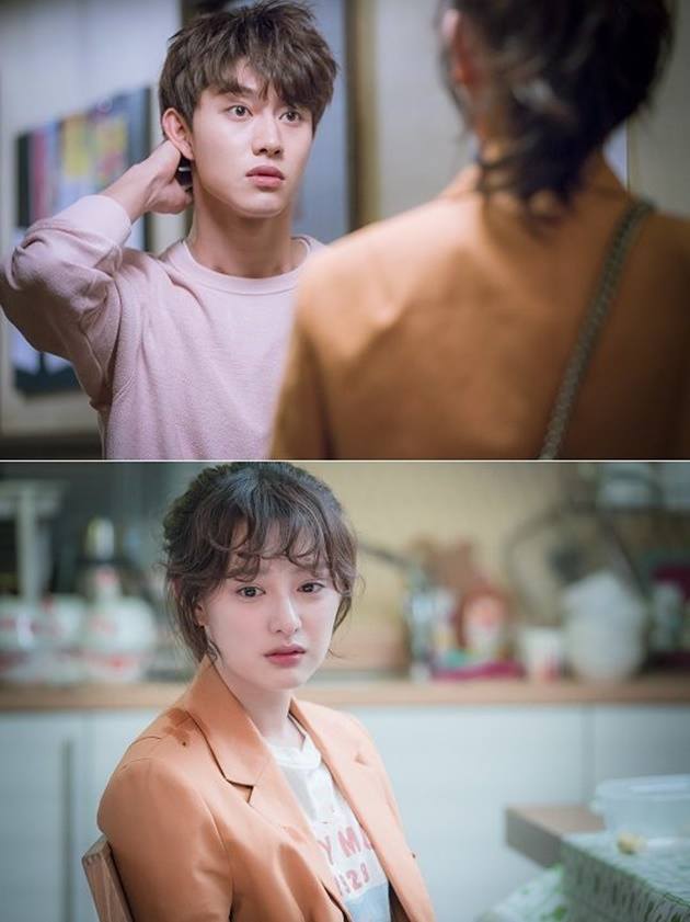 Kim Ji Won và Kwak Dong Yeon đóng vai một cặp tình nhân trong “Thanh xuân vật vã“. Ảnh: Nhà sản xuất 