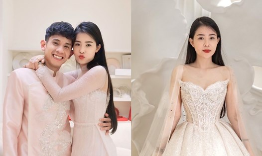 Nguyễn Phong Hồng Duy và bạn gái sẽ tổ chức lễ cưới vào tháng 5.2024. Ảnh: Linh Nga Bridal