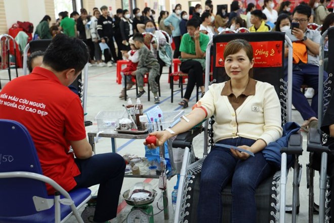 Lan tỏa phong trào hiến máu tình nguyện trong công nhân