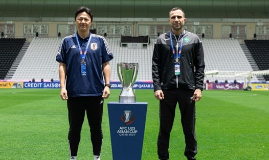 Trận chung kết U23 Nhật Bản vs U23 Uzbekistan là cuộc đấu trí giữa huấn luyện viên Go Oiwa và Timur Kapadze. Ảnh: AFC