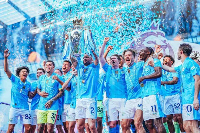 Man City làm nên lịch sử với chức vô địch Premier League thứ 4 liên tiếp