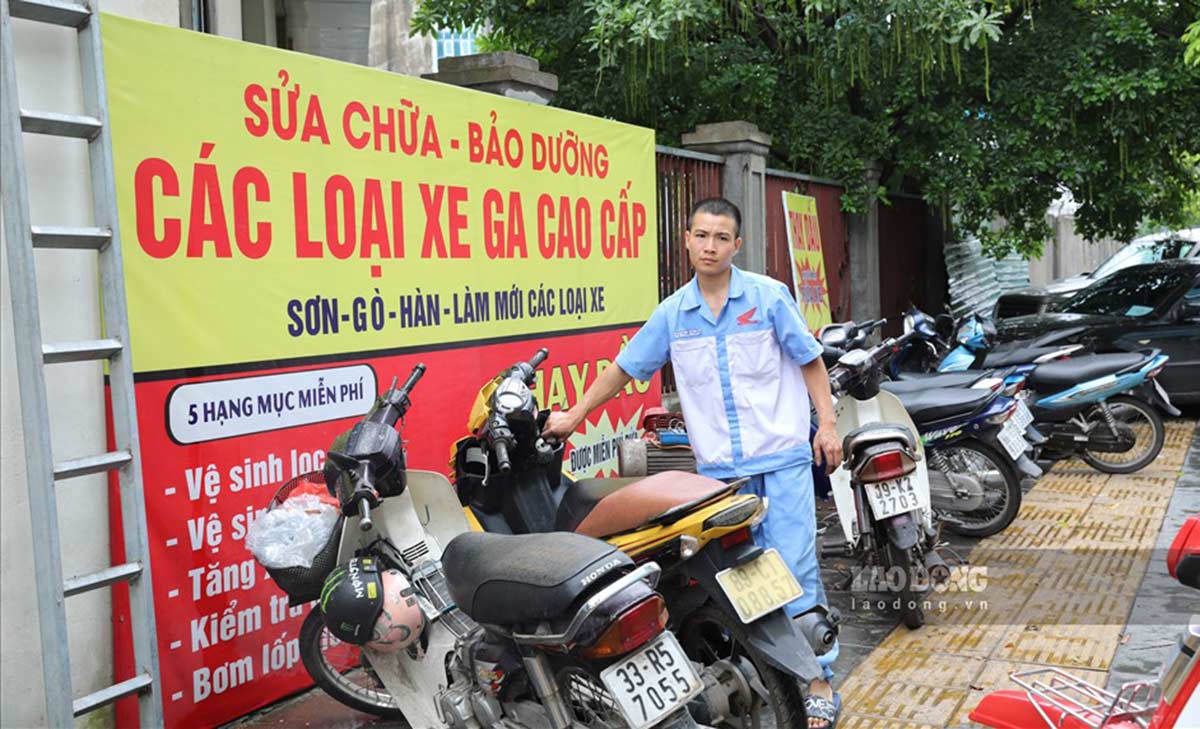 Lưu ý những hạng mục để không bị "chặt chém” khi bảo dưỡng xe máy. Ảnh: LĐO