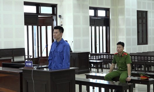 Nguyễn Chí Học tại tòa. Ảnh: Trang Trần