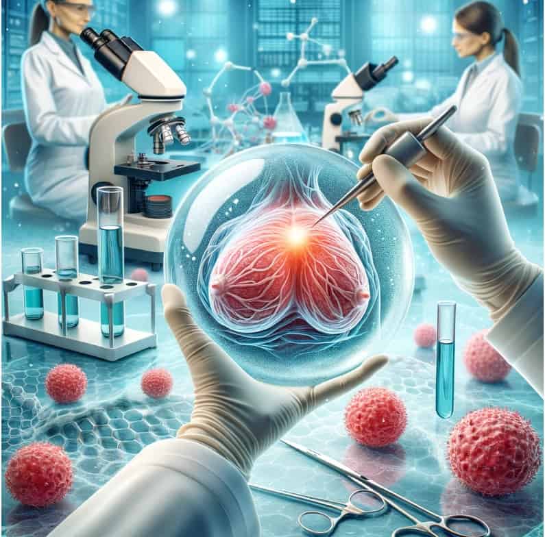 Bước đột phá ung thư vú: Bảo quản mô trong gel. Ảnh minh hoạ