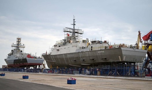 Các tàu hộ vệ Cyclone và Askold của Nga. Ảnh: TASS