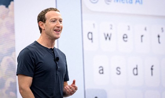 CEO Meta - Mark Zuckerberg tại Menlo Park, California. Ảnh: AFP