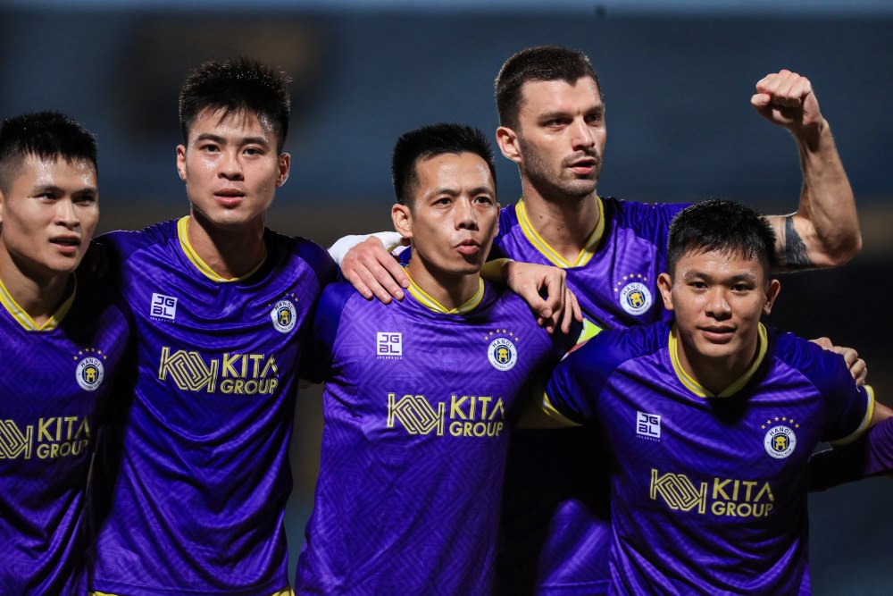 Hà Nội FC tiếp đón Thanh Hóa ở vòng 20 V.League. Ảnh: HNFC