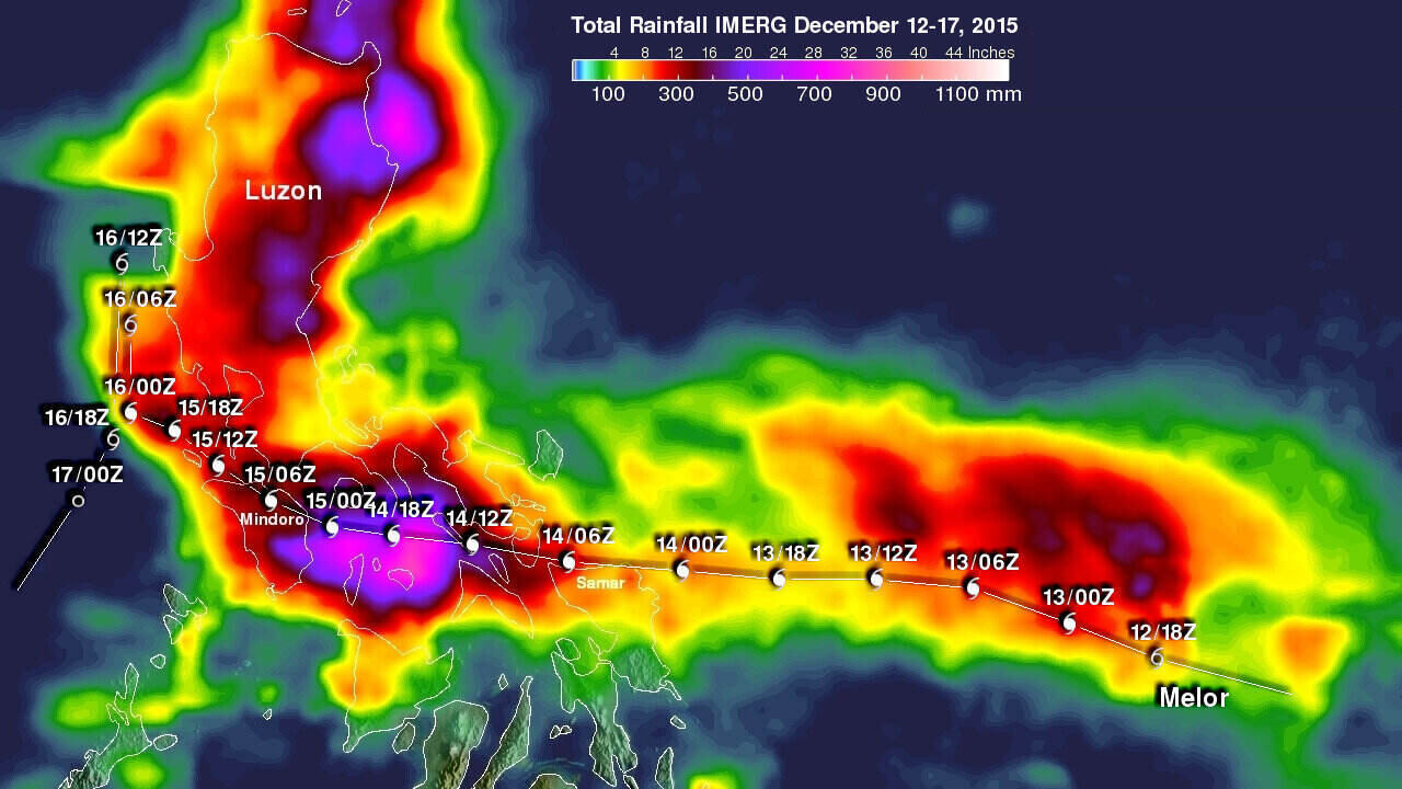 Bão nhiệt đới đi vào khu vực dự báo của Philippines nhiều hơn bất kỳ nơi nào khác trên thế giới. Ảnh: NASA