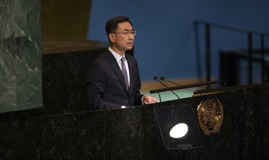 Phó Đại sứ Trung Quốc Cảnh Sảng tại Liên Hợp Quốc. Ảnh: Xinhua