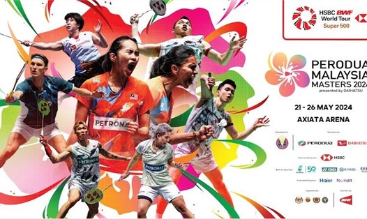 Giải cầu lông Malaysia Masters 2024 khởi tranh hôm nay 21.5. Ảnh: Malaysia Masters
