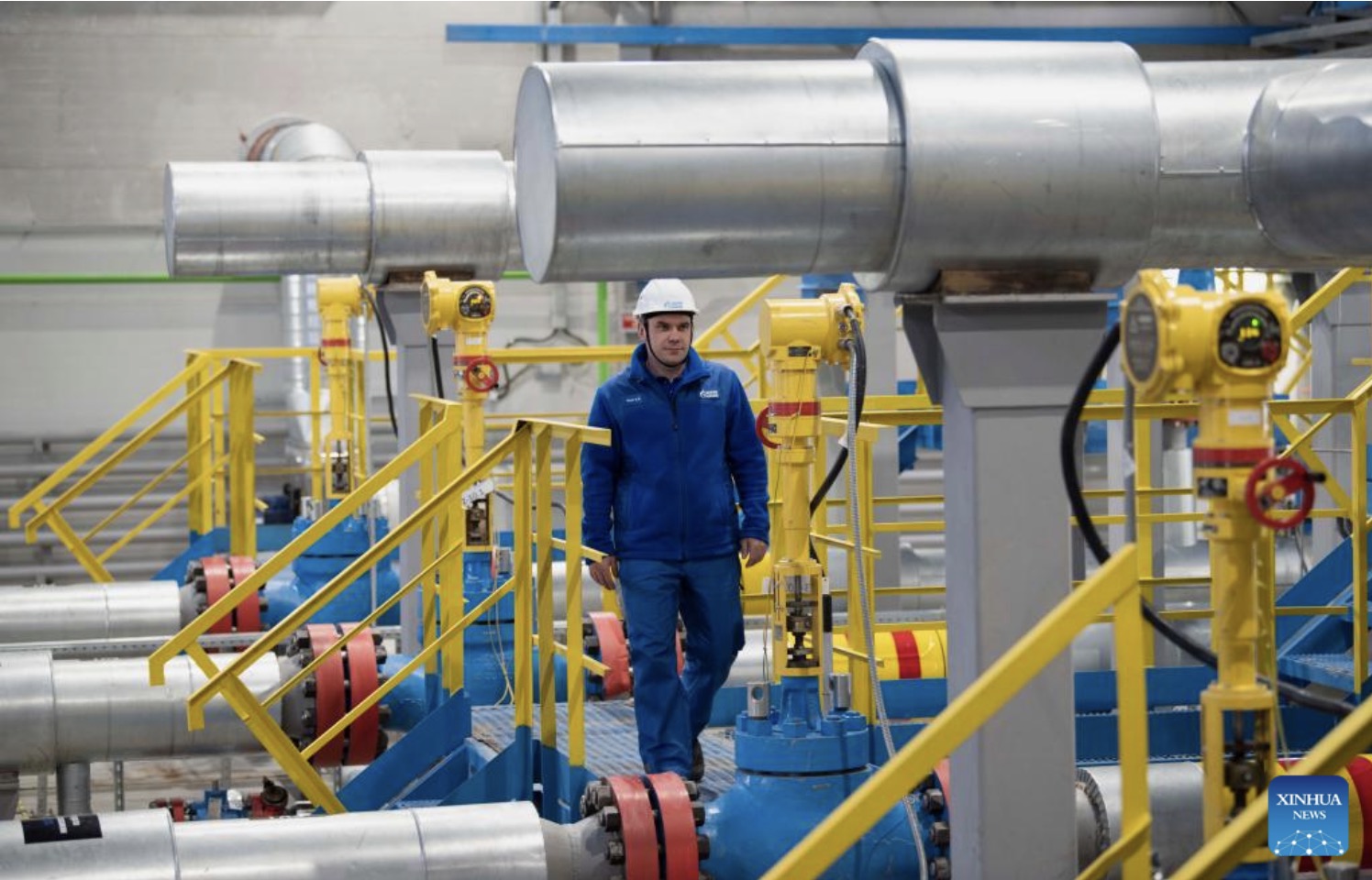 Gazprom lỗ khoảng 7 tỉ USD trong năm 2023 do doanh số bán khí đốt sang châu Âu sụt giảm. Ảnh: Xinhua