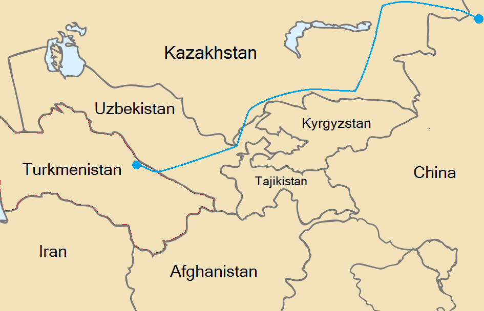 Đường ống dẫn khí Trung Á - Trung Quốc. Ảnh: Central Asia - China gas pipeline