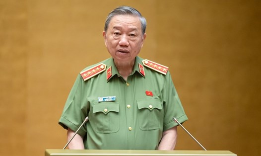 Đại tướng Tô Lâm. Ảnh: Quốc hội