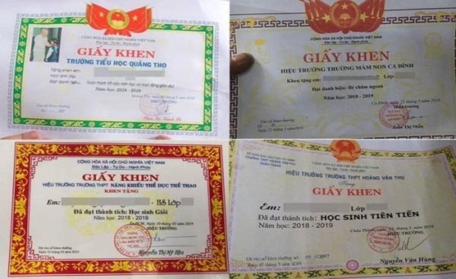 Cần thận trọng khoe thành tích học tập của con lên mạng xã hội. Ảnh: Nguyễn Chân