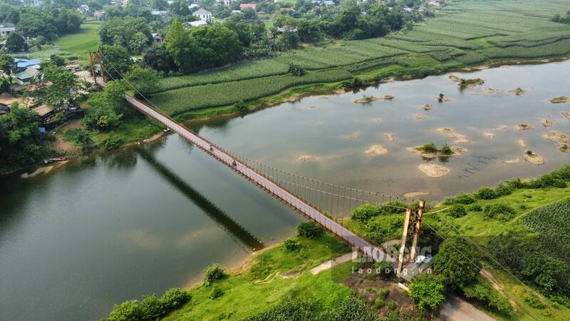 UBND TP Thái Nguyên yêu cầu hoàn thành tháo dỡ cầu treo Đồng Liên trước ngày 20.6.2024. Ảnh: Việt Bắc