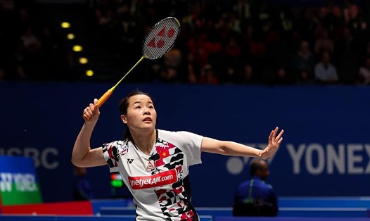 Nguyền Thùy Linh dự giải cầu lông Malaysia Masters 2024. Ảnh: Badmintonphoto