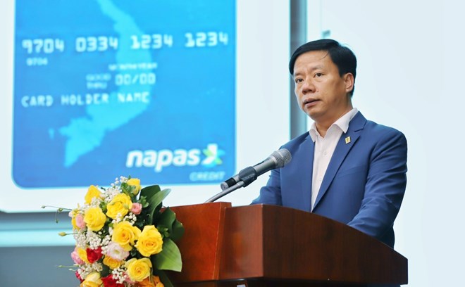 Ông Nguyễn Quang Minh - Tổng Giám đốc NAPAS. Ảnh: Tô Thế