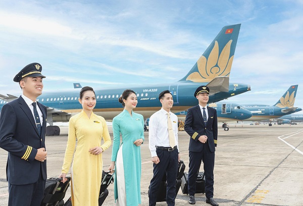 Hãng hàng không Vietnam Airlines mở nhiều đường bay mới. Ảnh: Vietnam Airlines