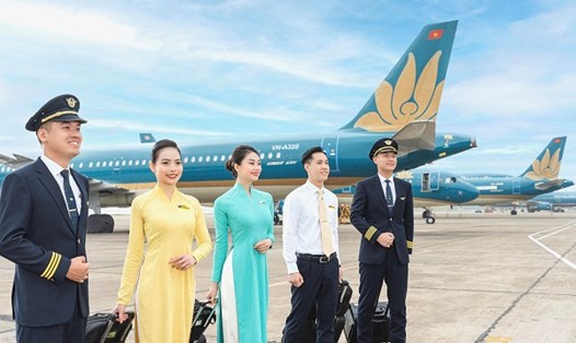 Hãng hàng không Vietnam Airlines mở nhiều đường bay mới. Ảnh: Vietnam Airlines
