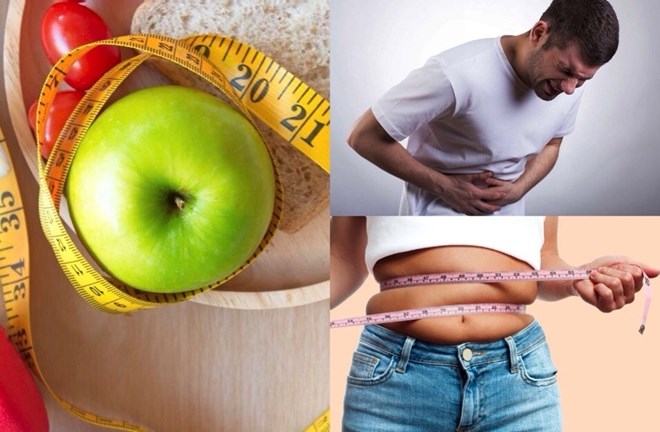 Không chỉ ảnh hưởng đến hệ tiêu hóa, ăn quá nhiều hoặc quá no còn dẫn đến nhiều vấn đề về sức khỏe. Ảnh đồ họa: Minh Anh