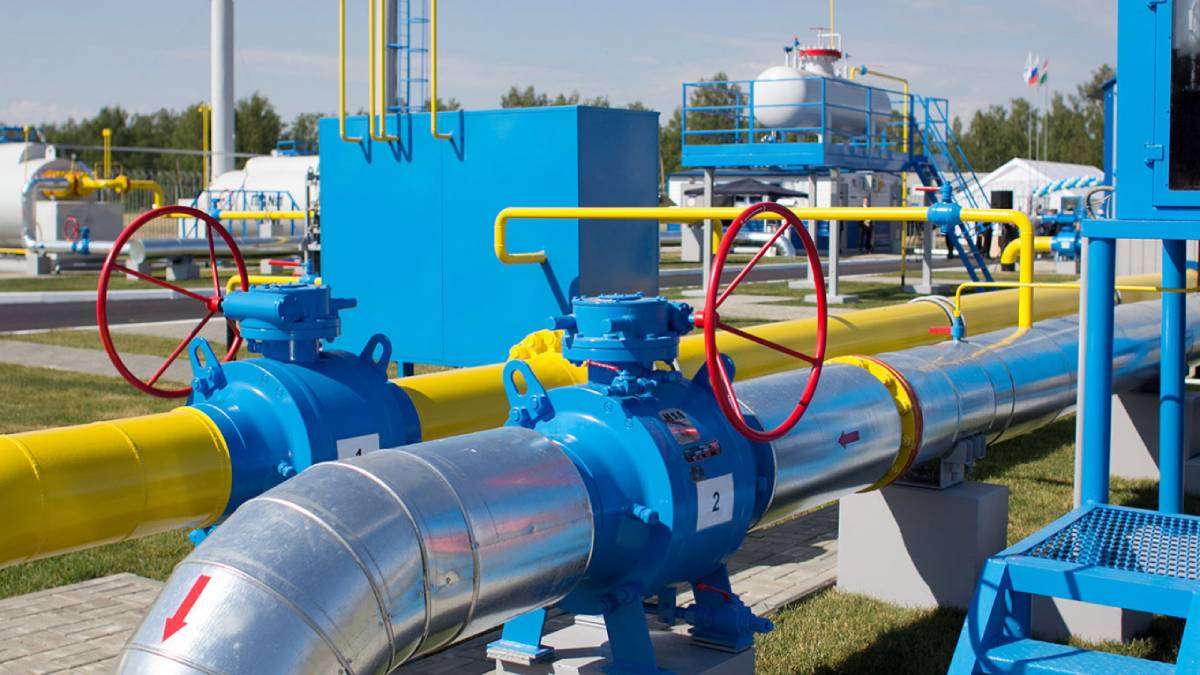 Đường ống dẫn khí của Gazprom. Ảnh: Gazprom