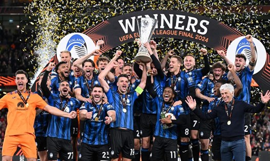 Atalanta trở thành đội bóng Italy đầu tiên vô địch Europa League. Ảnh: UEFA
